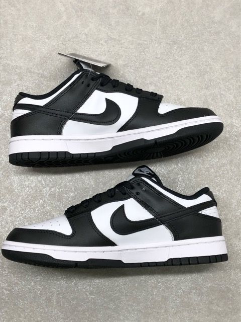 NIKE LOW DD1503-101 ダンク ロー 黒白 パンダ 24.5 靴 - メルカリ