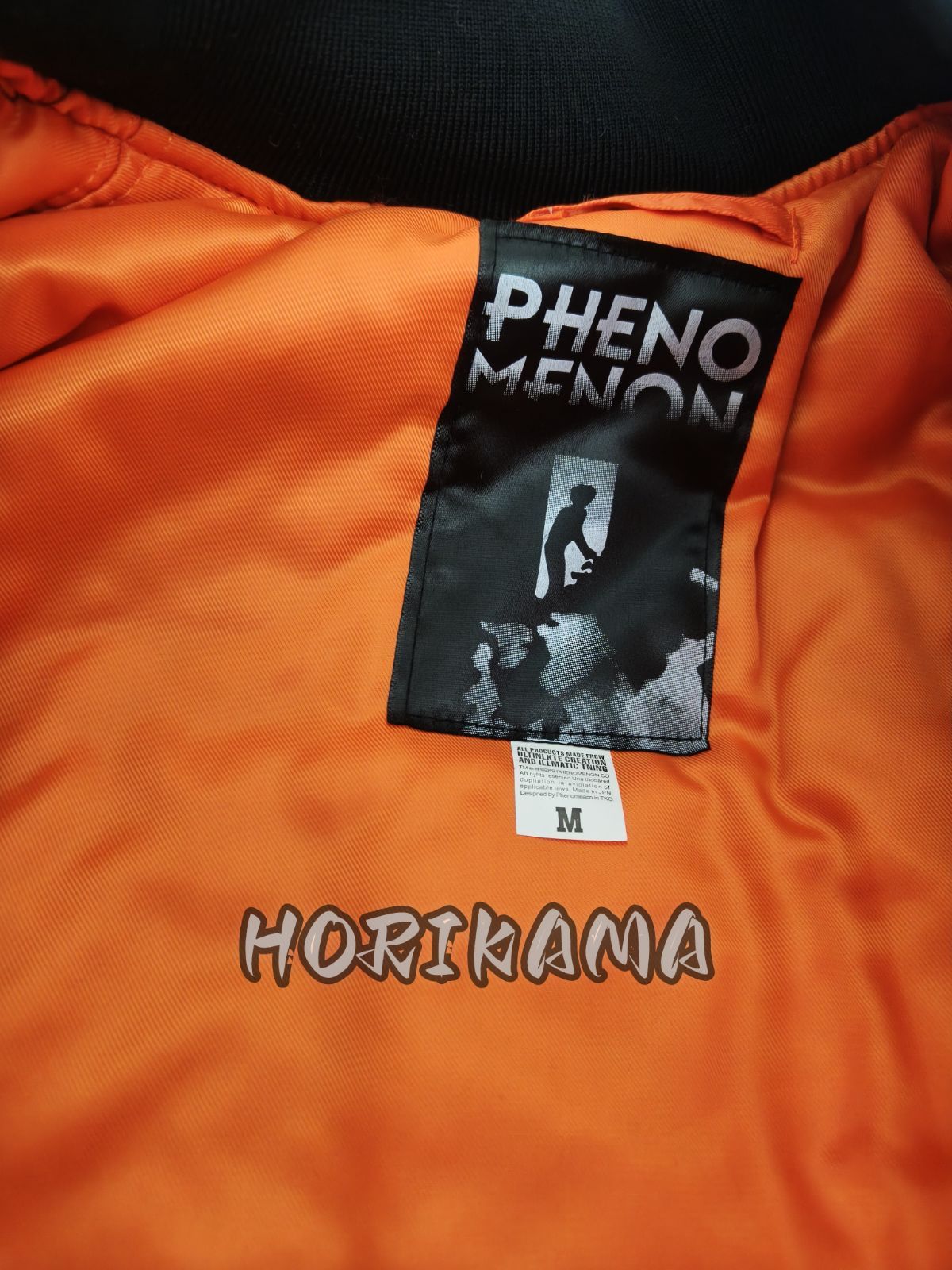 PHENOMENON フェザー柄 MA-1 フライトジャケット PHENOMENON MA-1 ジャケット PHENOMENON フェザー柄 MA-1 フライト