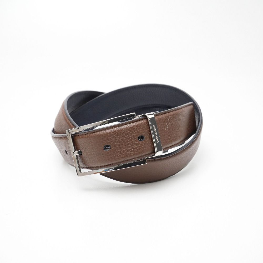 美品】ディオール・オム ベルト リバーシブル スクエア バックル