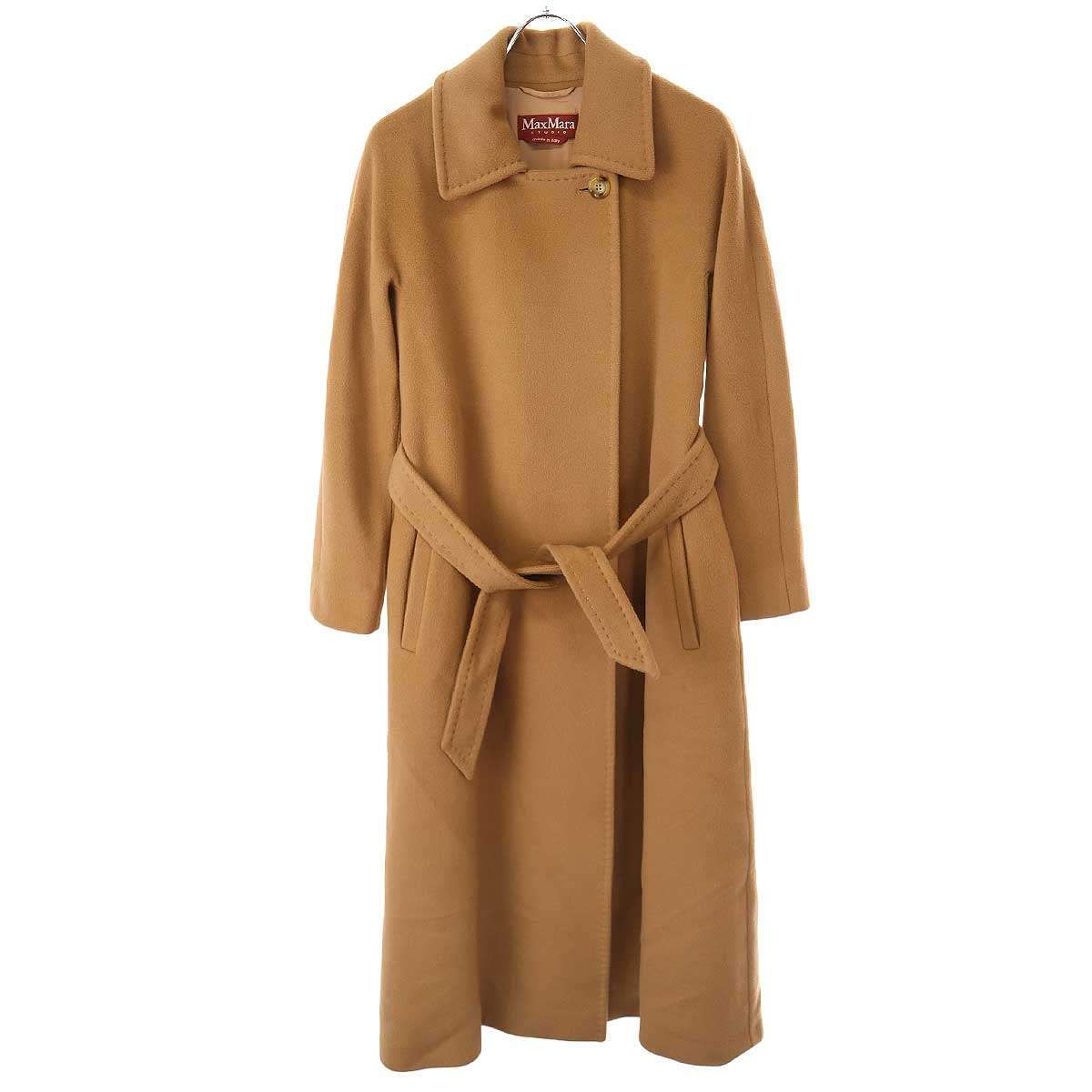 マックスマーラステュディオ ベルティッドコート Max Mara - MAX MARA 