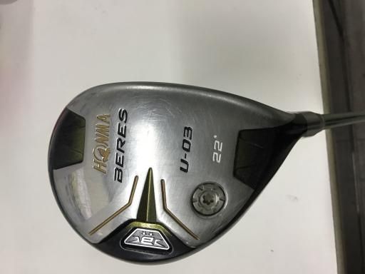 中古】 本間ゴルフ BERES U-03 22° ユーティリティ UT 2S ARMRQ8