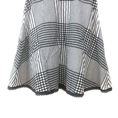 【未使用】【80%OFF】TOBECHICフレアスカート 黒とベージュ 40 美品【値下げOK】TO BE CHIC フレアスカート 40 黒、ブラック