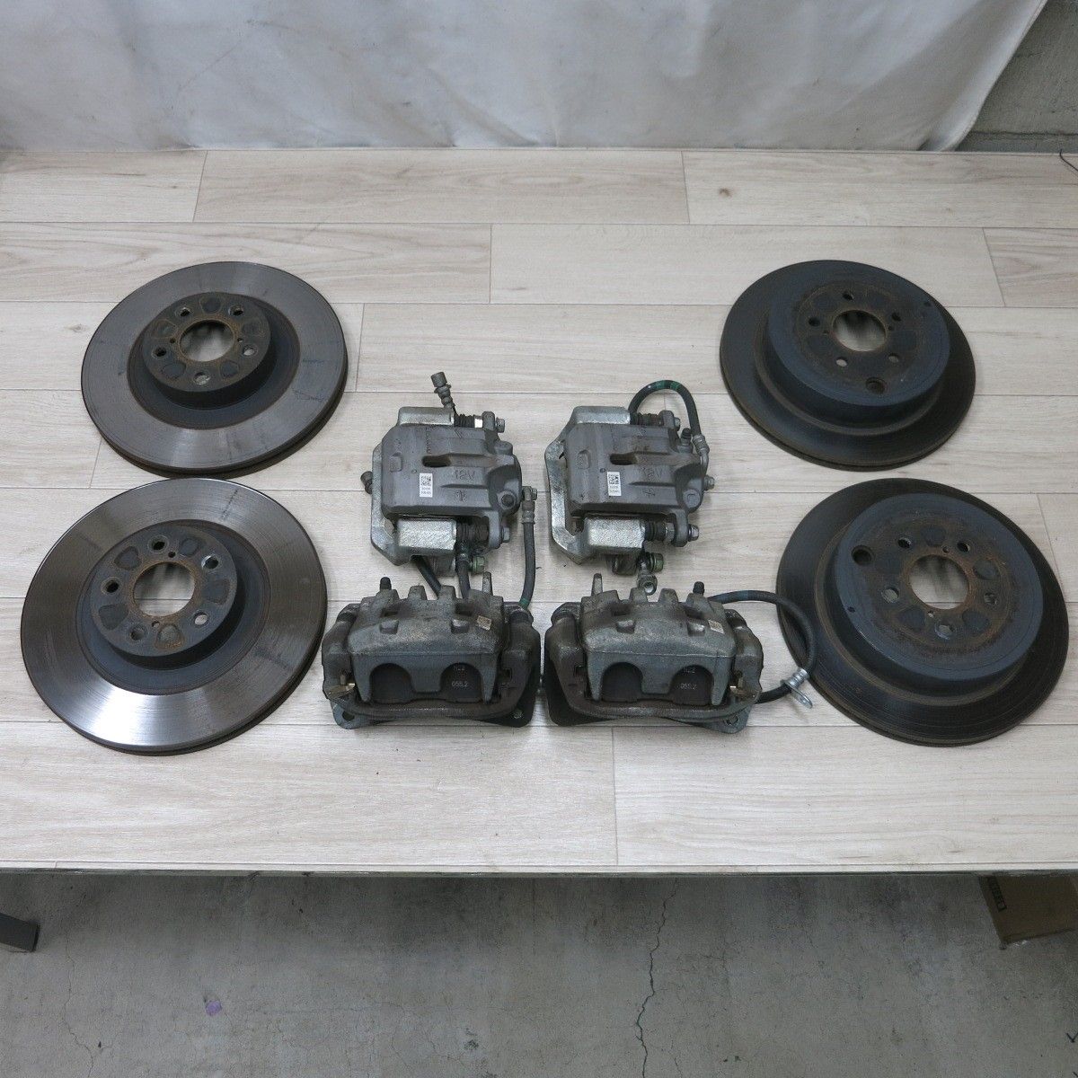 1台分セット◆トヨタ GR86 スバル BRZ 純正 ブレーキ キャリパー ローター 左右 前後 セット◆