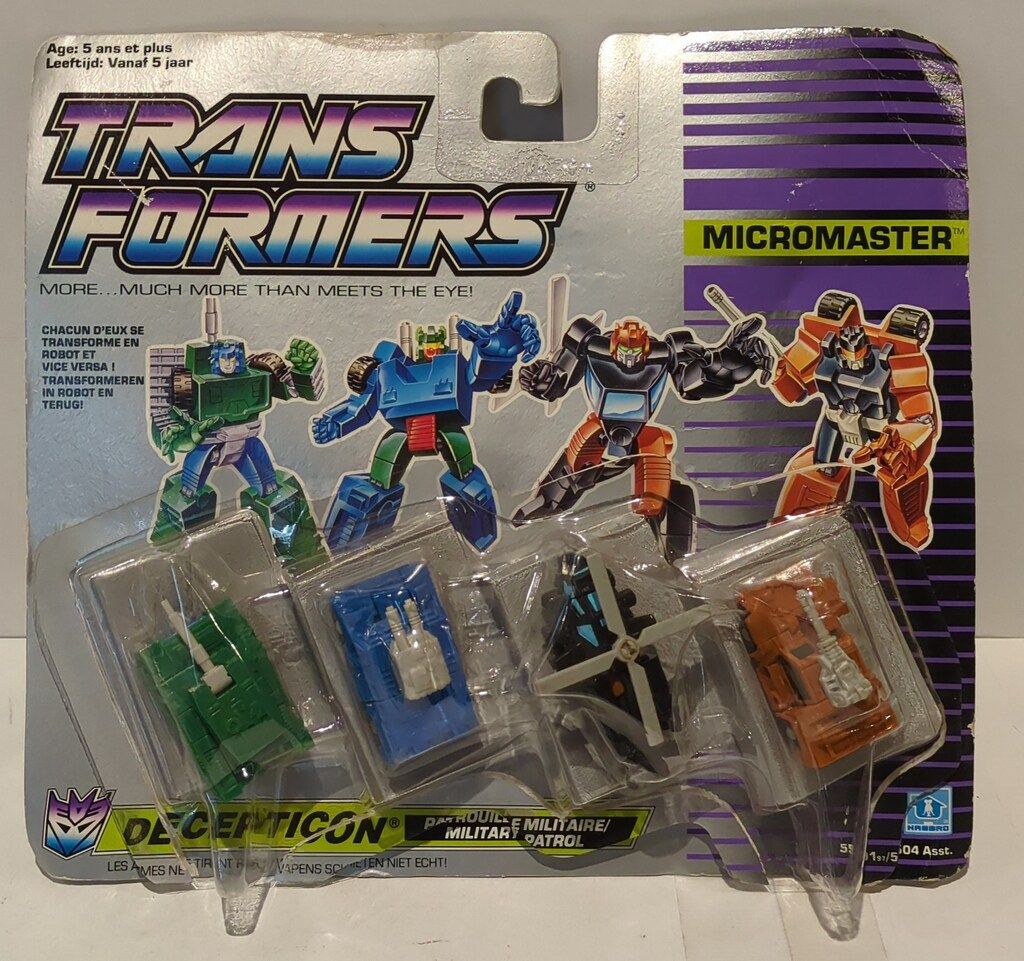 HASBRO G1 TF|G1|MICROMASTER MILITARY PATROL|DECEPTICON