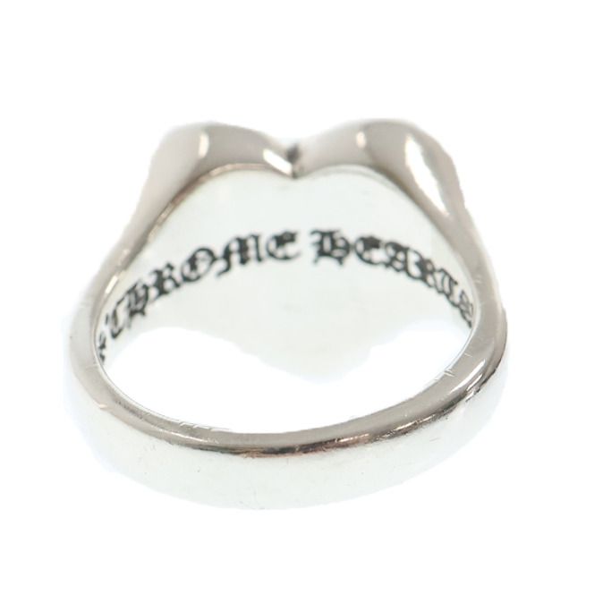 希少品◆CHROME HEARTS◆CH ハートリング ホワイト Silichrome ホワイト（白）系 CHROME HEARTS(クロムハーツ) 指輪・リング