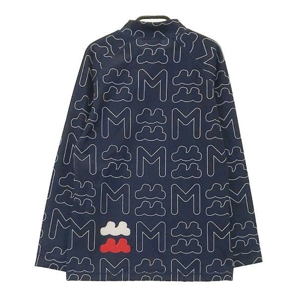 MUTA MARINE ムータマリン　Tシャツ　ネイビー1点 MUTA MARINE ムータマリン ハイネック 長袖Tシャツ 総柄