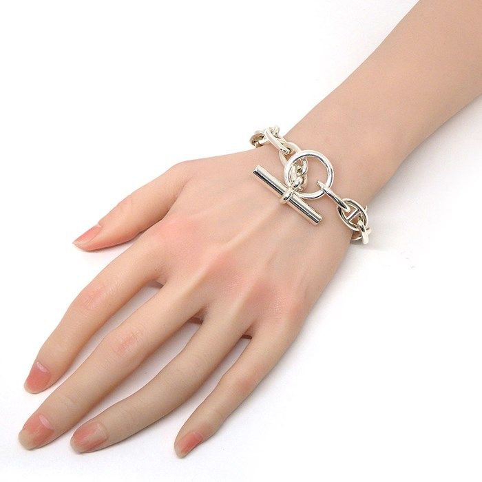 エルメス HERMES ブレスレット シェーヌ ダンクル GM チェーン SV925  