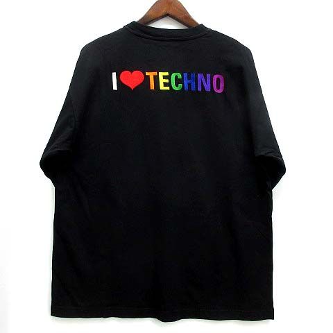 バレンシアガ BALENCIAGA エンブロイダリー Tシャツ I LOVE TECHNO