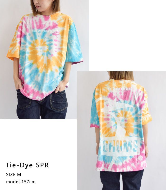 CHUMS チャムス 半袖 Tシャツ トップス オーバーサイズド