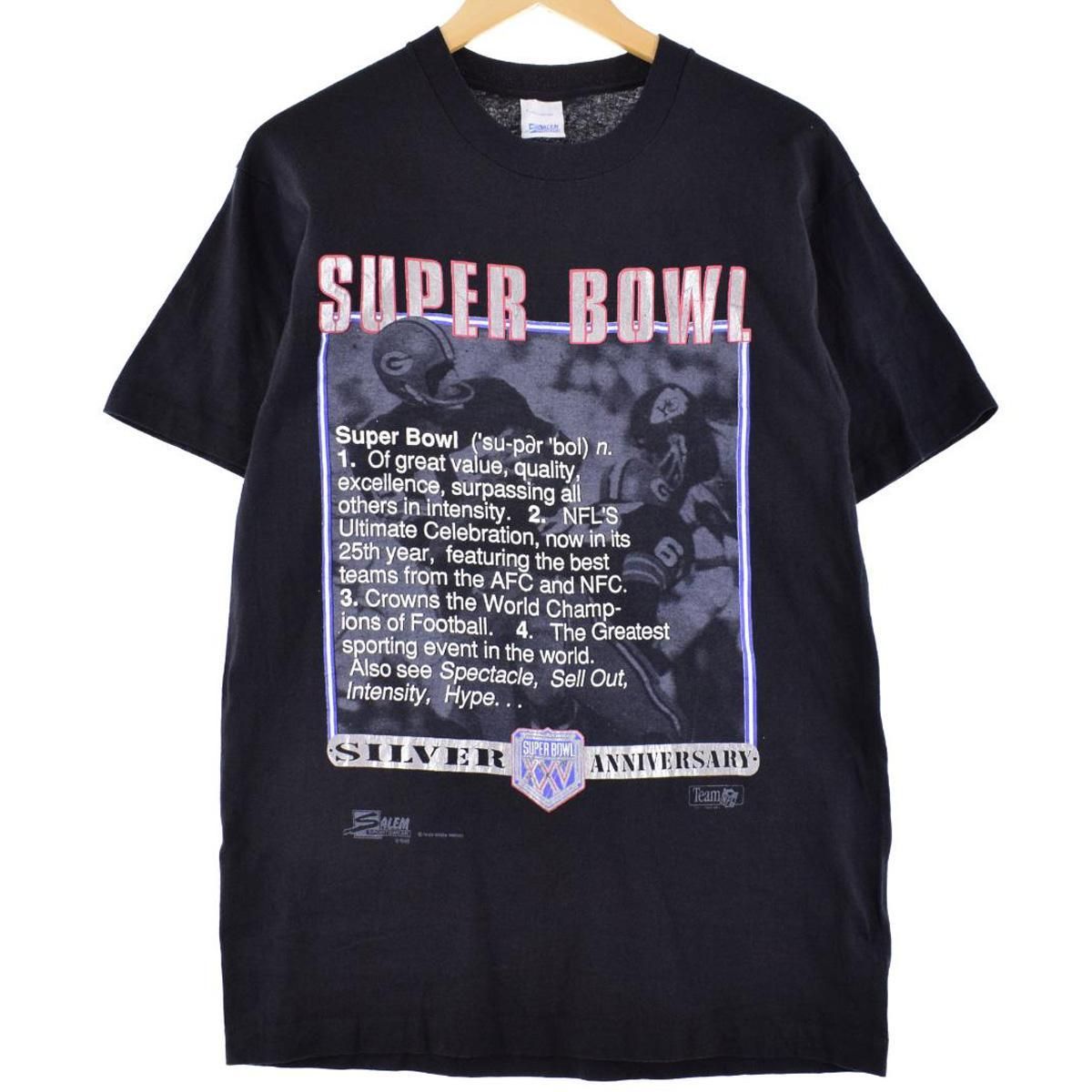 古着 90年代 SALEM SPORTSWEAR NFL SUPER BOWL XXV スーパーボウル 