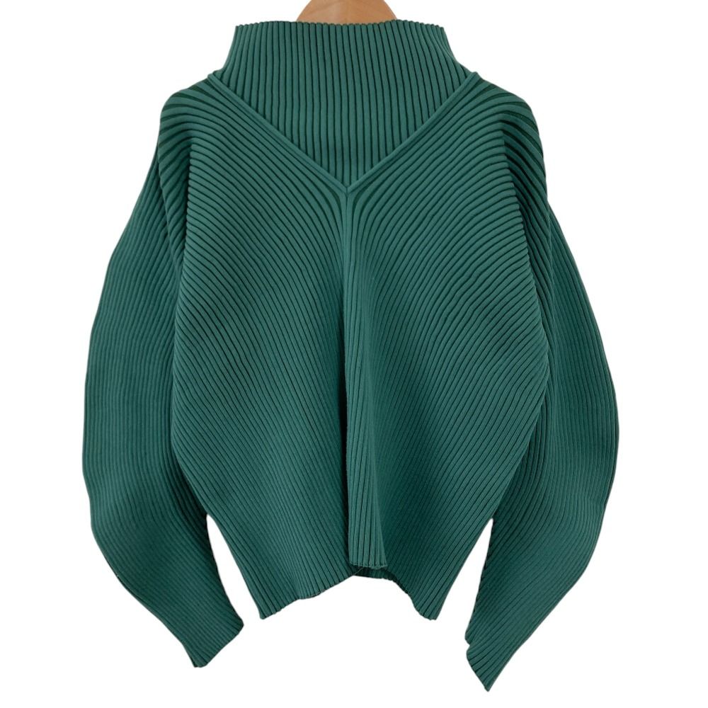 美品 22AW ISSEY MIYAKE イッセイミヤケ ハイネック プリーツ