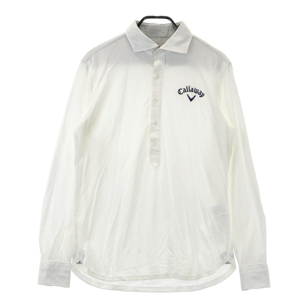 サイズ：L CALLAWAY キャロウェイ レッドレーベル 長袖ポロシャツ