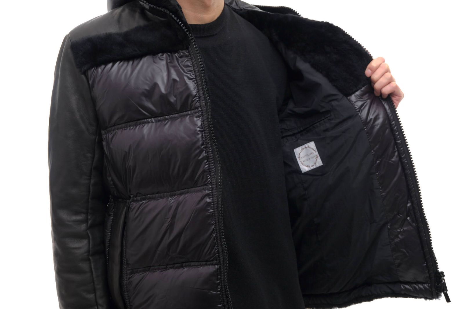 エンメティ！黒のダウンジャケット美品です エンメティ／EMMETI ダウンジャケット JKT アウター メンズ 男性