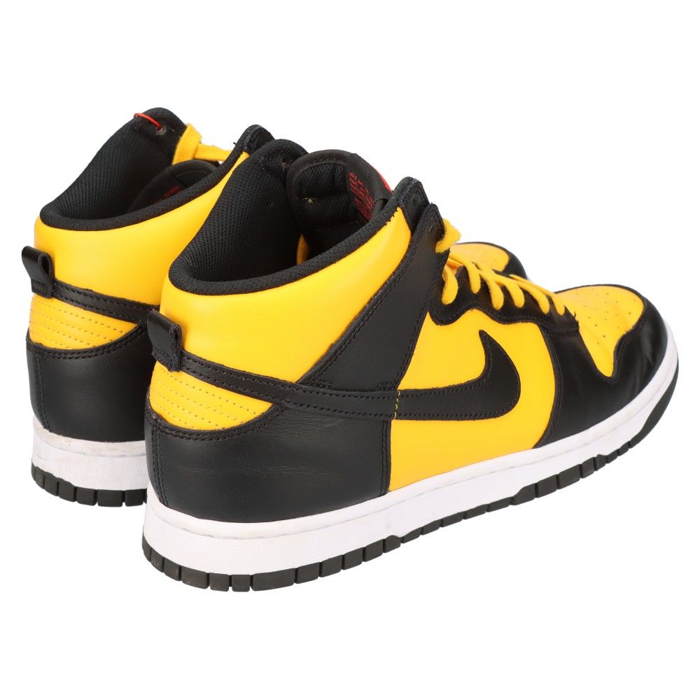 NIKE (ナイキ) DUNK HIGH RETRO UNIVERSITY GOLD AND BLACK DD1399-700 ダンクハイ  ユニバーシティ イエロー/ブラック ハイカットスニーカー US11/29cm