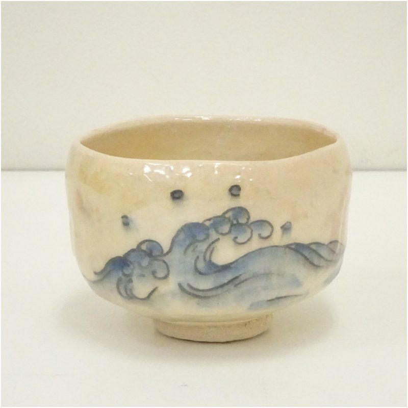 Ｔ１０５　茶碗　『干支　午　茶碗』『川崎和楽造』　共箱　抹茶碗　茶道具 T105 茶碗 『干支 午 茶碗』『川崎和楽造』 共箱 抹茶碗 茶道具