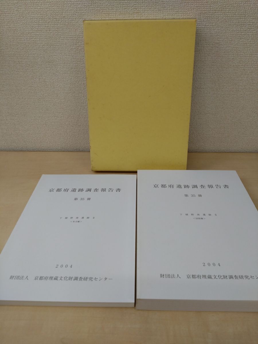 下植野南遺跡2 京都府遺跡調査報告書 第35冊(2004) 2冊セット