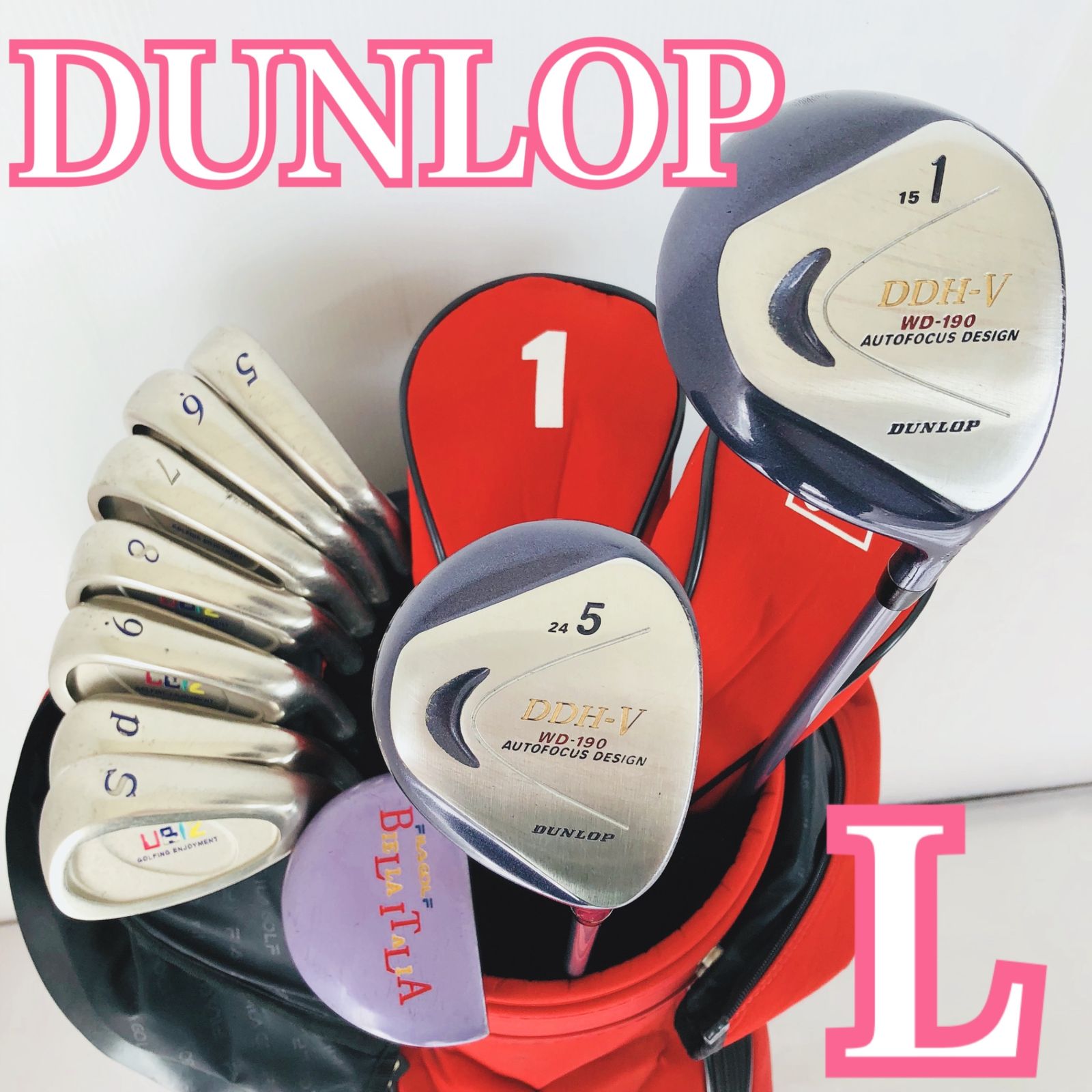 レディース DUNLOP ダンロップ DDH-V ゴルフ クラブ セット 初心者