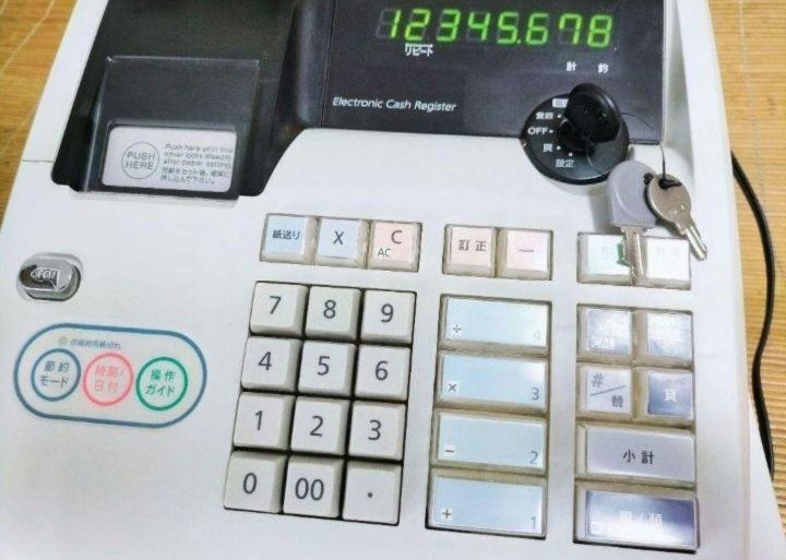 カシオレジスター　TE-M80　中古品　人気機種感熱紙　送料無料　362999 カシオレジスター TE-M80 中古品 人気機種感熱紙 送料無料