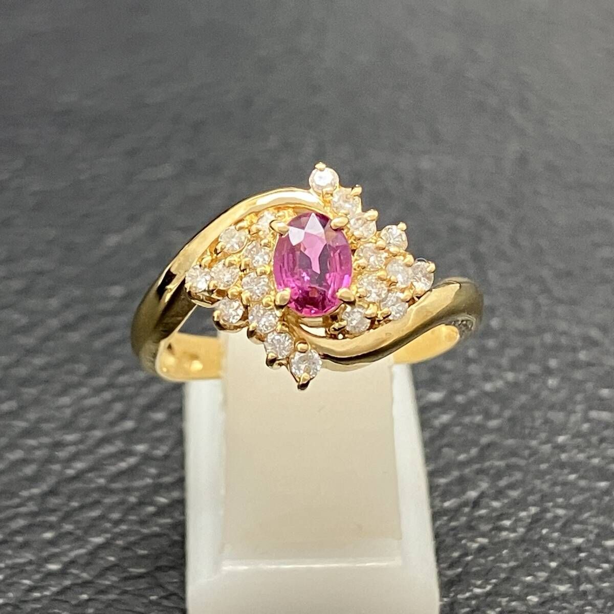 ク*ゥ様 極上ルビー‼️天然石オールルビー10.00カラットデザインリング 楽天市場】10金 指輪 誕生石 シンプルリング ルビーリング 2連
