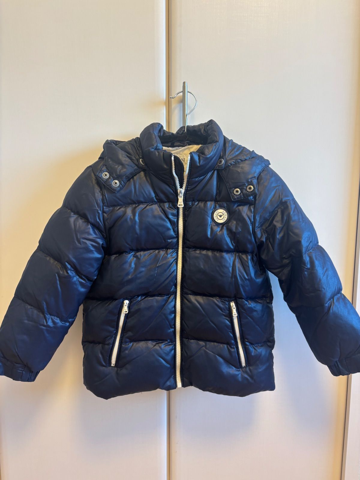used】ARMANI junior アルマーニジュニア ダウンジャケット - メルカリ