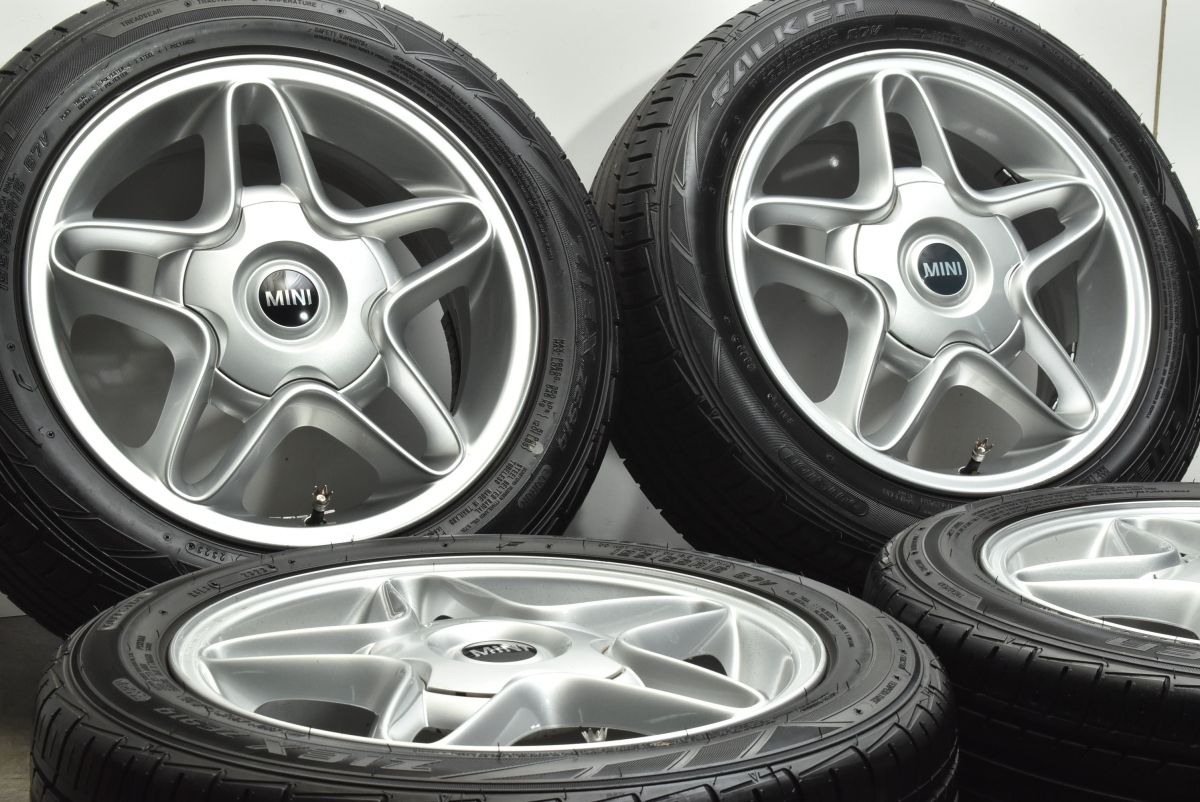 バリ溝】MINI R50 ミニクーパー 純正 16in 6.5J +48 PCD100 ファルケン