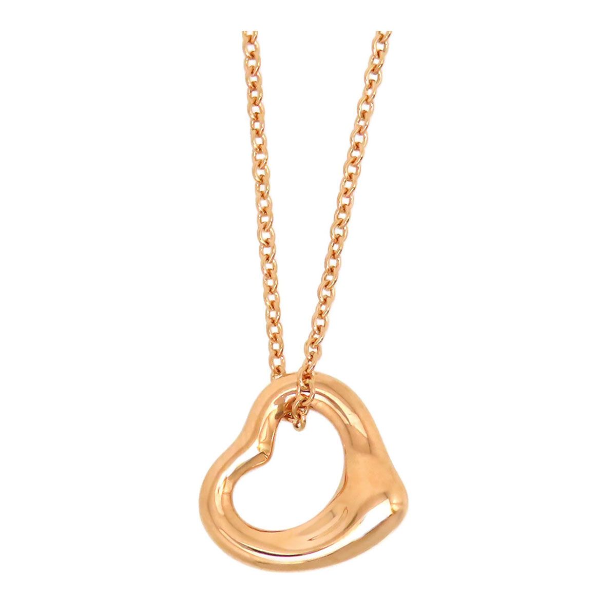 ティファニー TIFFANY＆CO オープンハート ネックレス K18YG ジュエリー | 中古ブランドリユースショップ OKURA(おお蔵)