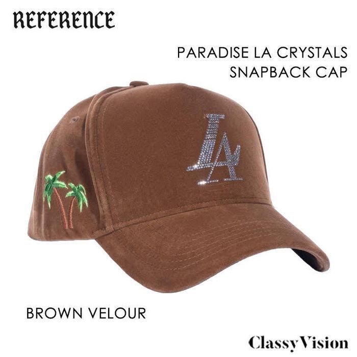 本国現地価格】25AW REFERENCE PARADISE LA CRYSTALS SNAPBACK CAP