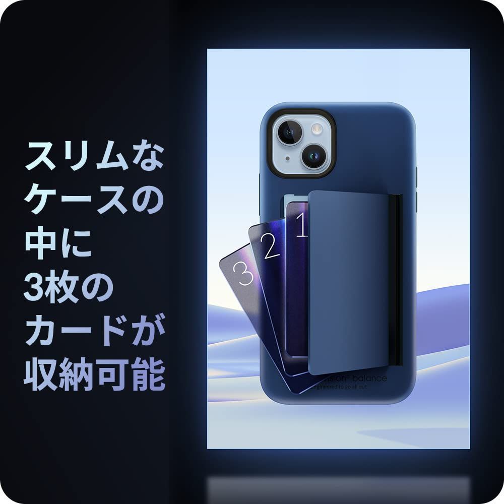 特価商品】superdivision iPhone14 ケース カード 収納 2重構造 収納