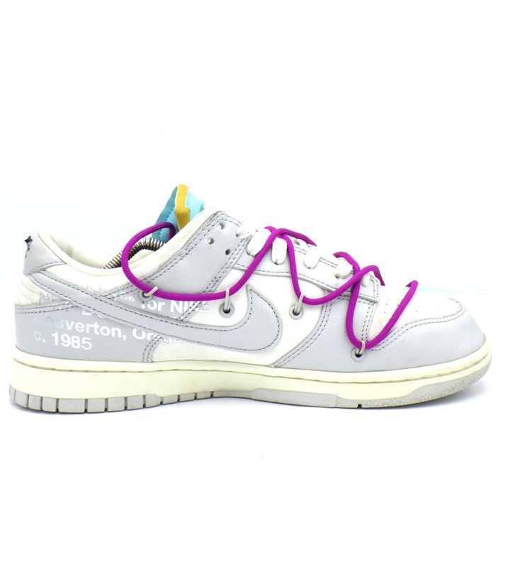 ナイキ NIKE × オフホワイト OFF WHITE DUNK LOW 1 OF 50 21 DM1602 100 ダンク ロー ロット 21 スニーカー f28301