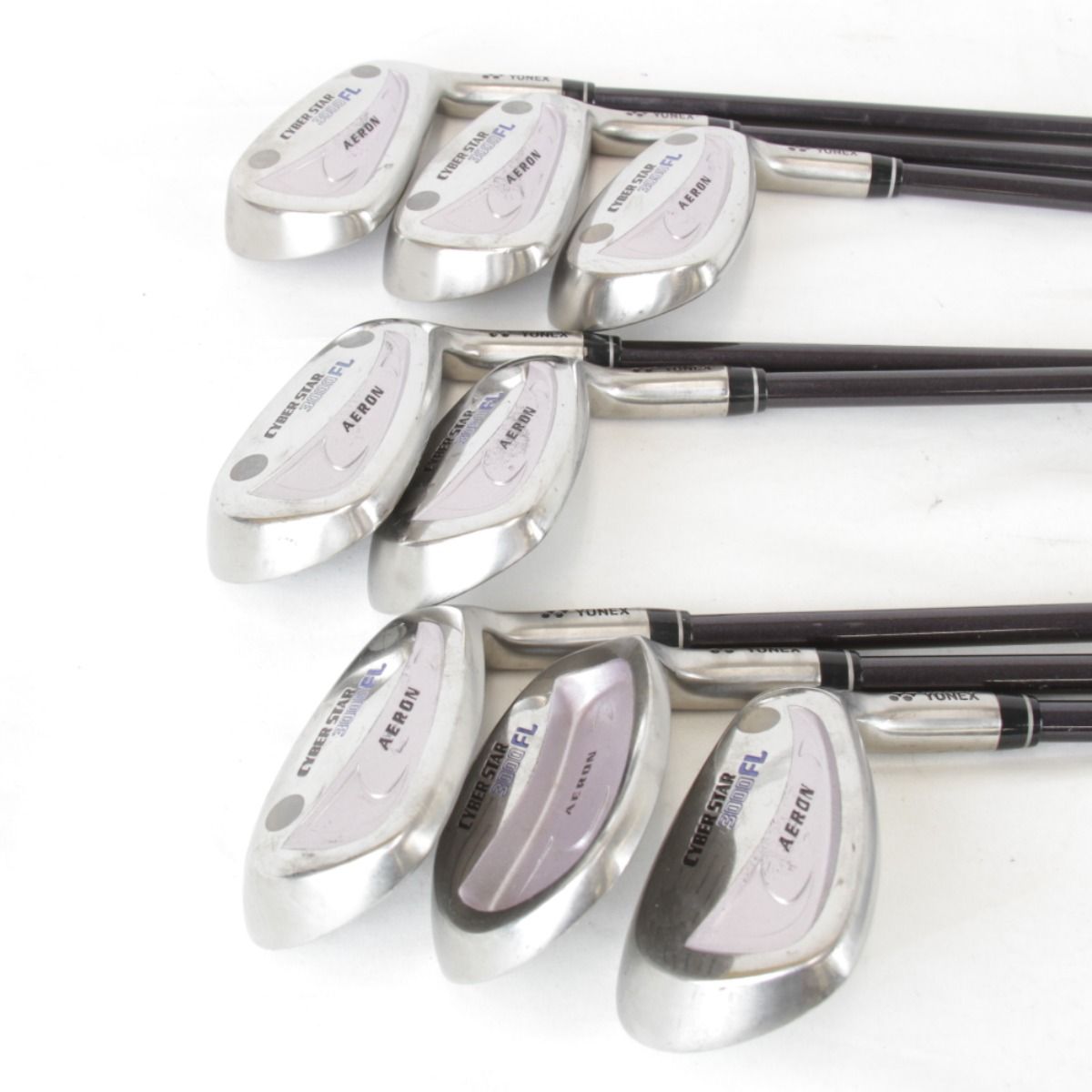 【レディース】YONEX CYBER STAR 3000 FL アイアンセット YONEX ヨネックス サイバースター ナノV アイアンセット CYBER