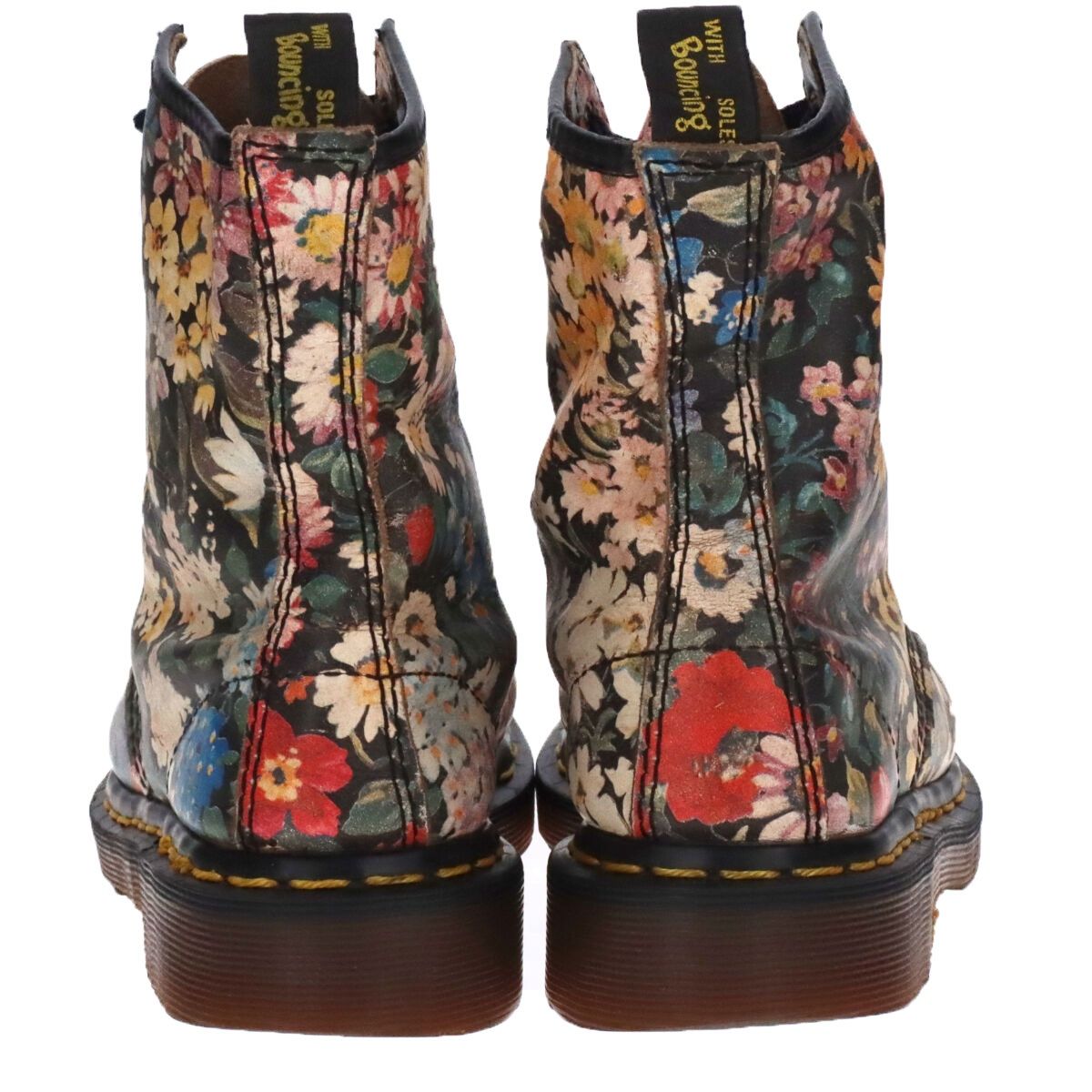美品 Dr.Martens ドクターマーチン 花柄 フラワー柄 6ホール UK4