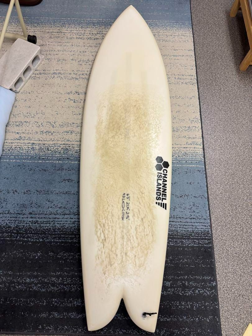 サーフィン・ボディボード CHANNEL S CI Fish 6'5\" 43L CHANNEL S ci fish 6'5 43L 都内手渡し限定 CHANNEL ISLANDS ci