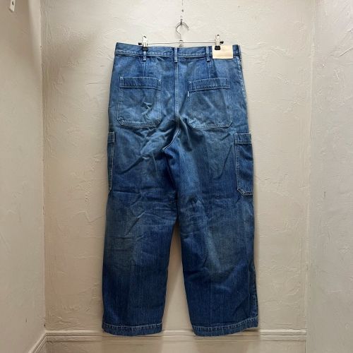 Graphpaper グラフペーパー 23AW Selvage Denim Cargo Pants  ワイドデニムパンツ GM233-40182DB【代官山09】