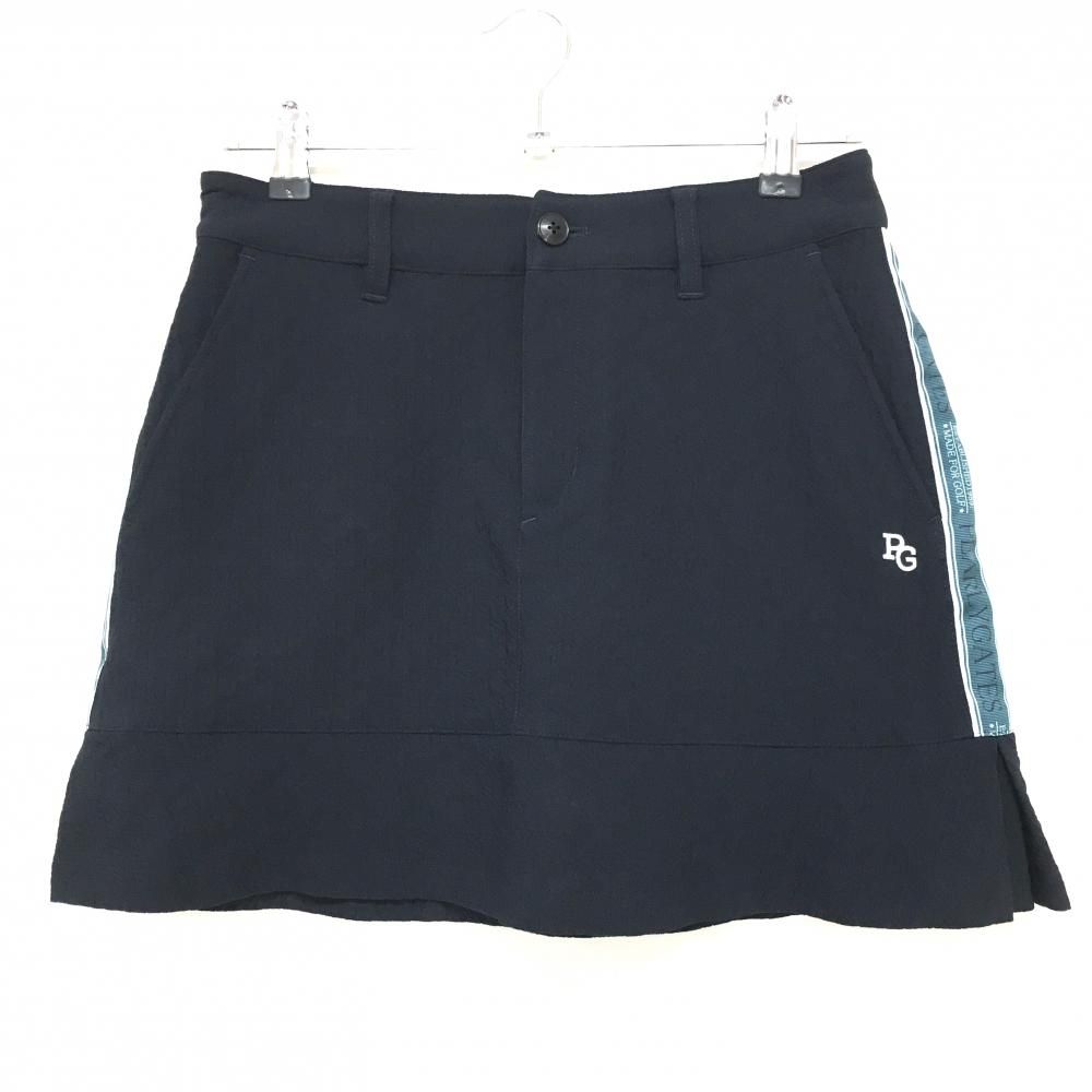 超美品】パーリーゲイツ スカート ネイビー 総柄地模様 レディース 1(M