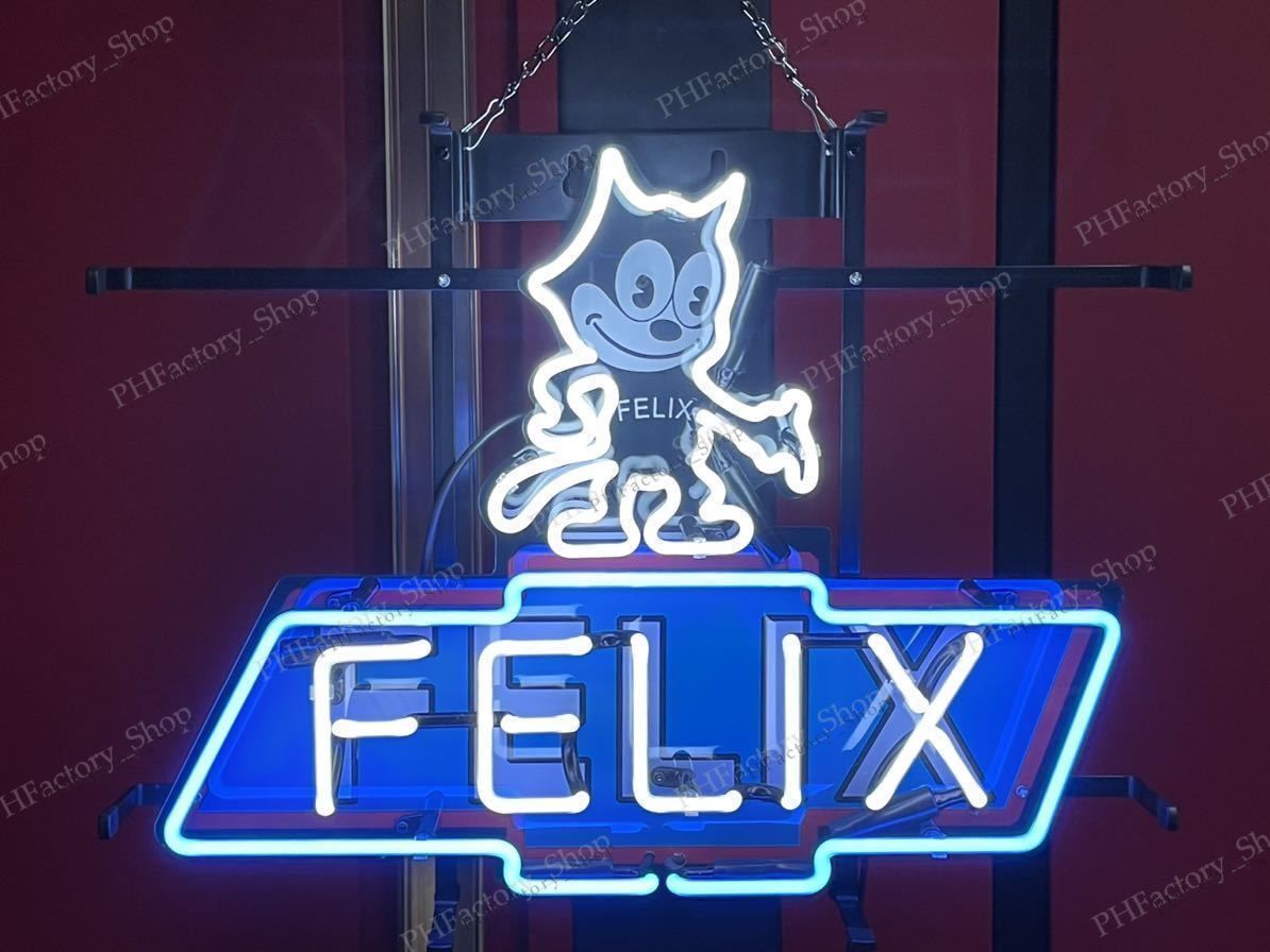 フィリックス Felix ネオン 看板 シボレー ローライダー インパラ