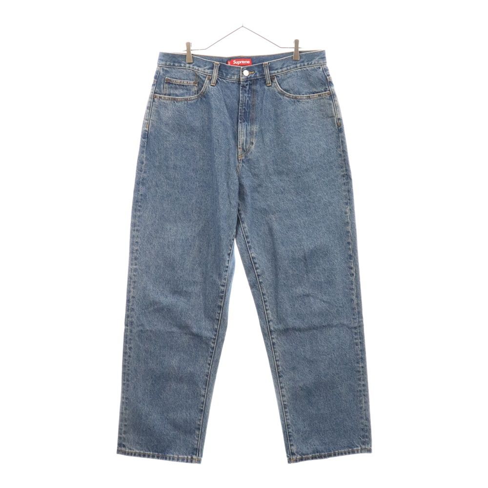 SUPREME (シュプリーム) 24AW Baggy Jean Washed Indigo バギージーンズ ウォッシュドインディゴ デニムパンツ インディゴ
