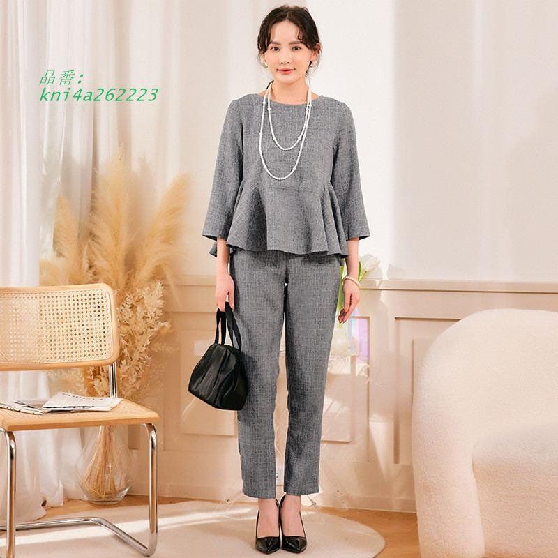 パンツスーツ レディース 卒業式 服 母 服装 卒園式 母親 セットアップ ママ スーツ セレモニースーツ 入学式 2点セット パンツ kni4a262223 CAMPINGPARCCENTRAL_COM