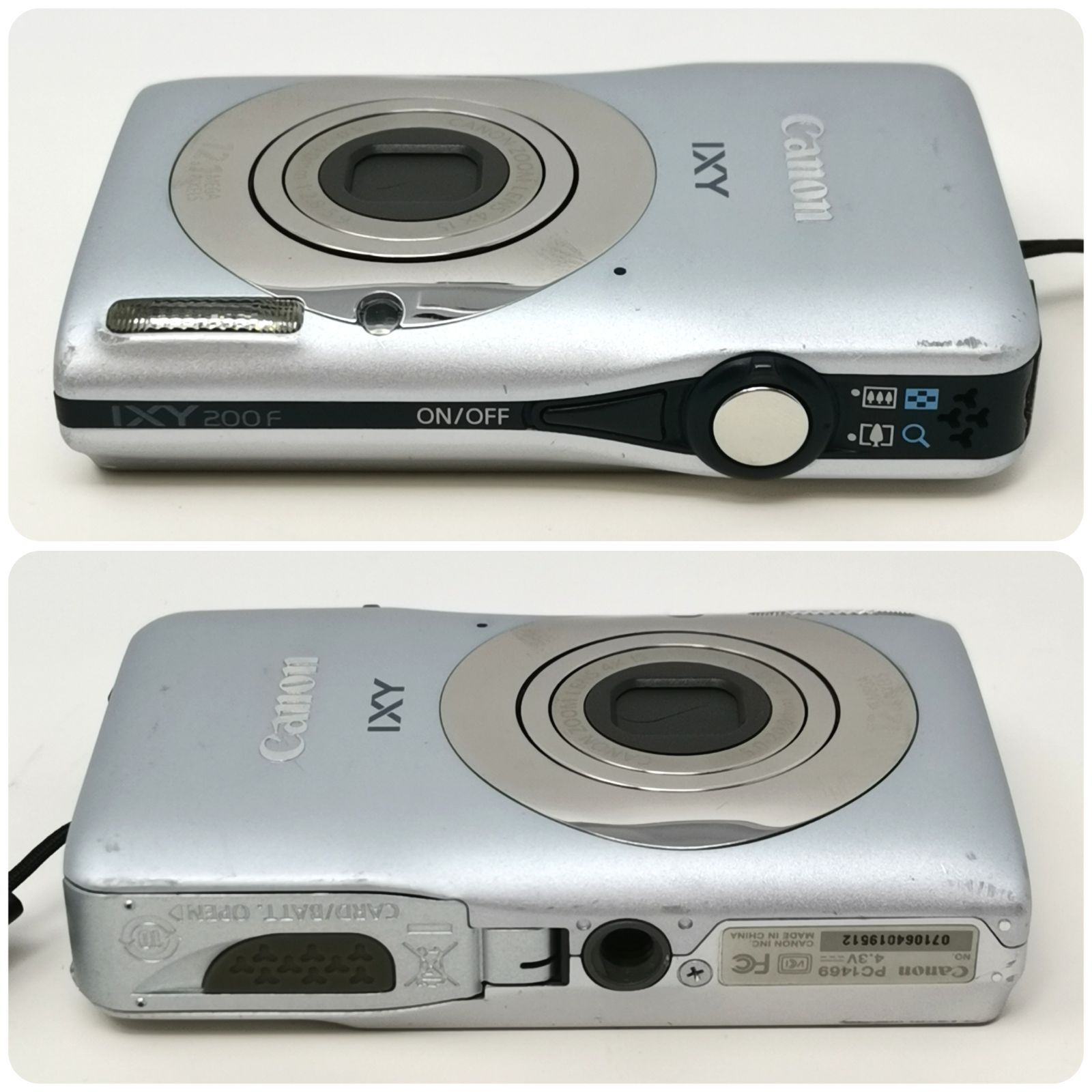【ジャンク品】Canon デジタルカメラ IXY 200F PC1469 ジャンク品】Canon デジタルカメラ IXY 200F PC1469