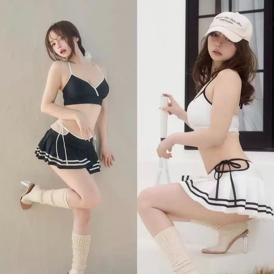 人気便利グッズ 新品未使用】Andmary Coco pleats swimwear アンドマリー 水着・ラッシュガード