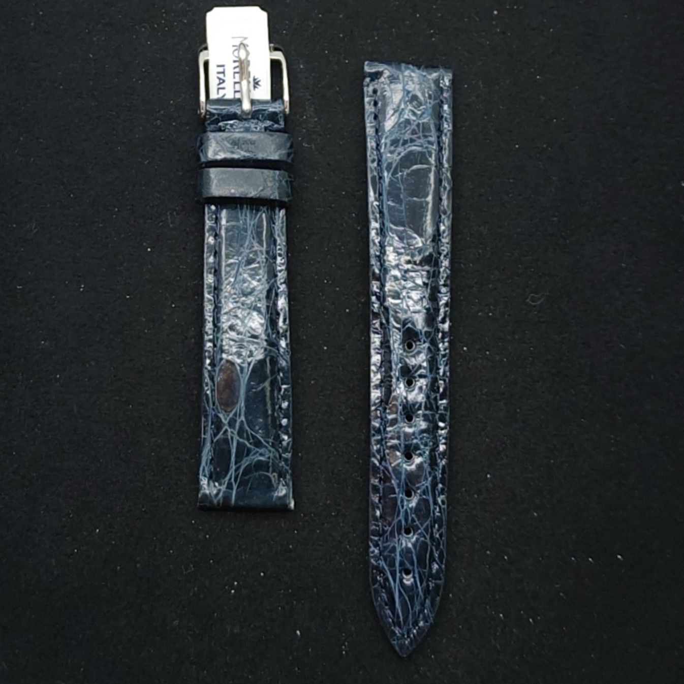 デッドストック品 モレラート MORELLATO AMADEUS カイマン レザー