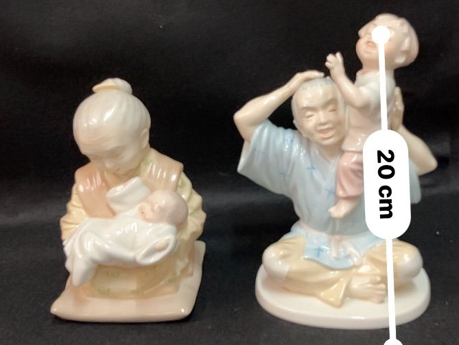 乃りたけ陶房 小島豪作 童子人形シリーズ 2個セット 希少