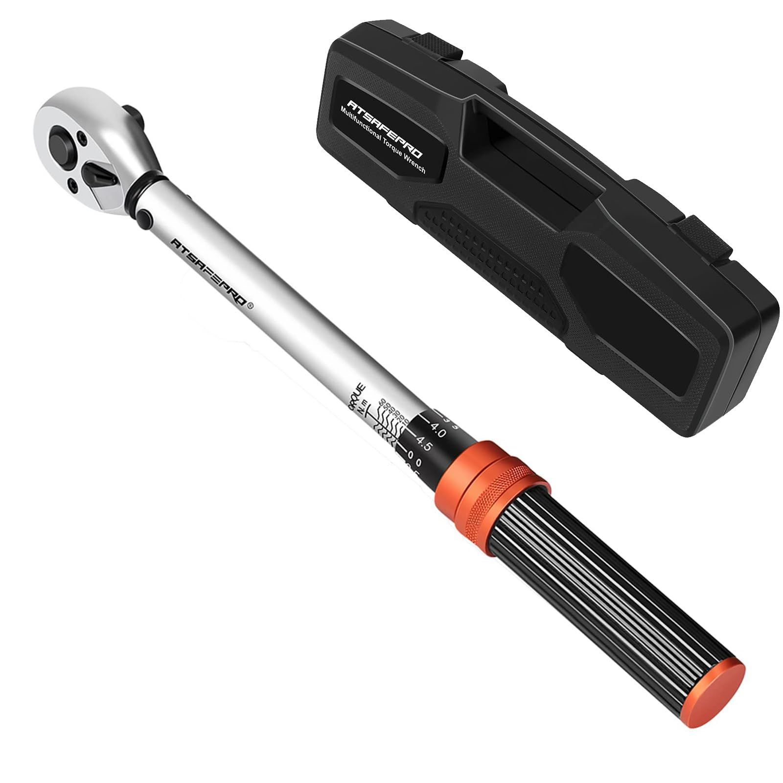 新品 ATsafepro スパークプラグクリックトルクレンチ 10-60N.m)/ タイヤ交換セットは/自動車およびバイク修理 9.5mm差込 ...