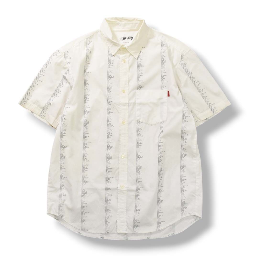 ヴィンテージ　00s old stussy シャツ STUSSY - 00s old stussy オールドステューシー ヴィンテージT