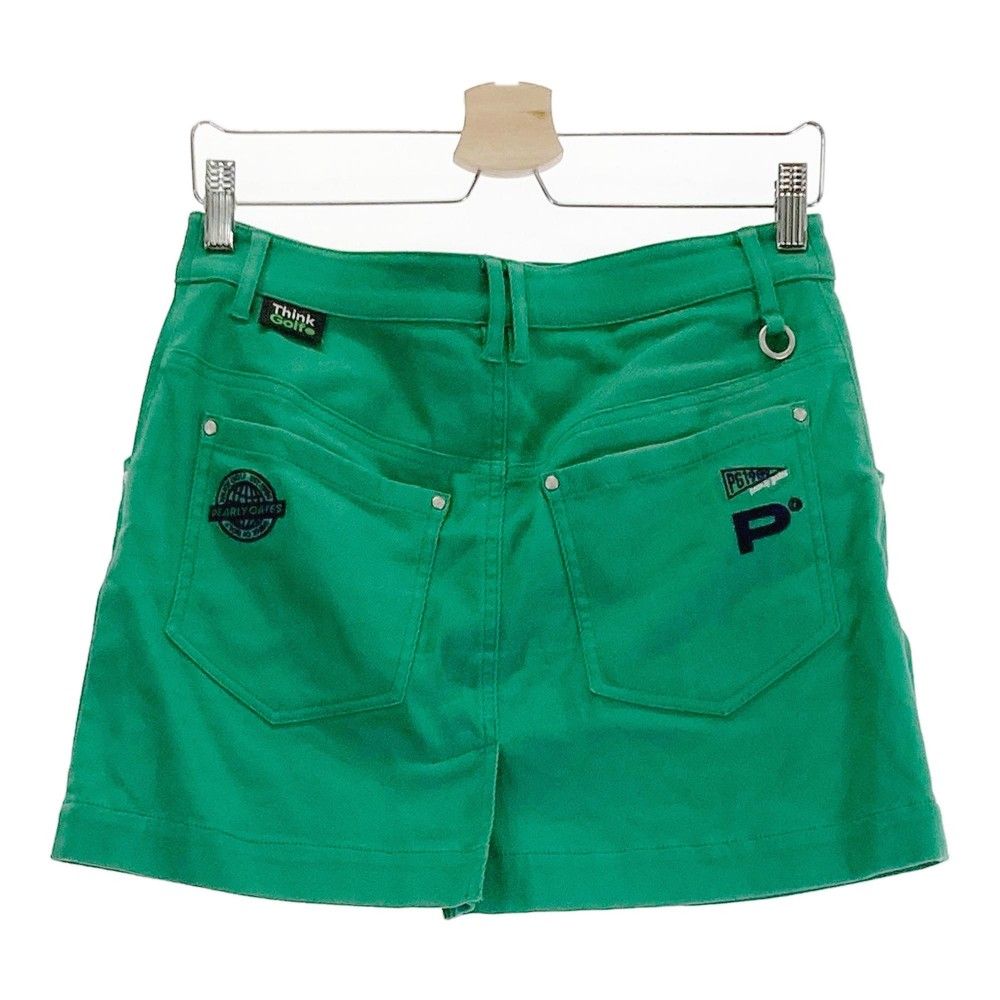 PEARLY GATES ゴルフスカート グリーン PEARLY GATES パーリーゲイツ スカート グリーン ボックスプリーツ