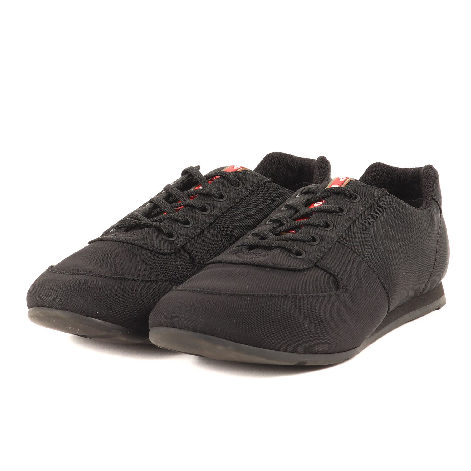 PRADA プラダ ブラック 黒 サイズ:7 1/2(26.0cm相当) | ナイロン 