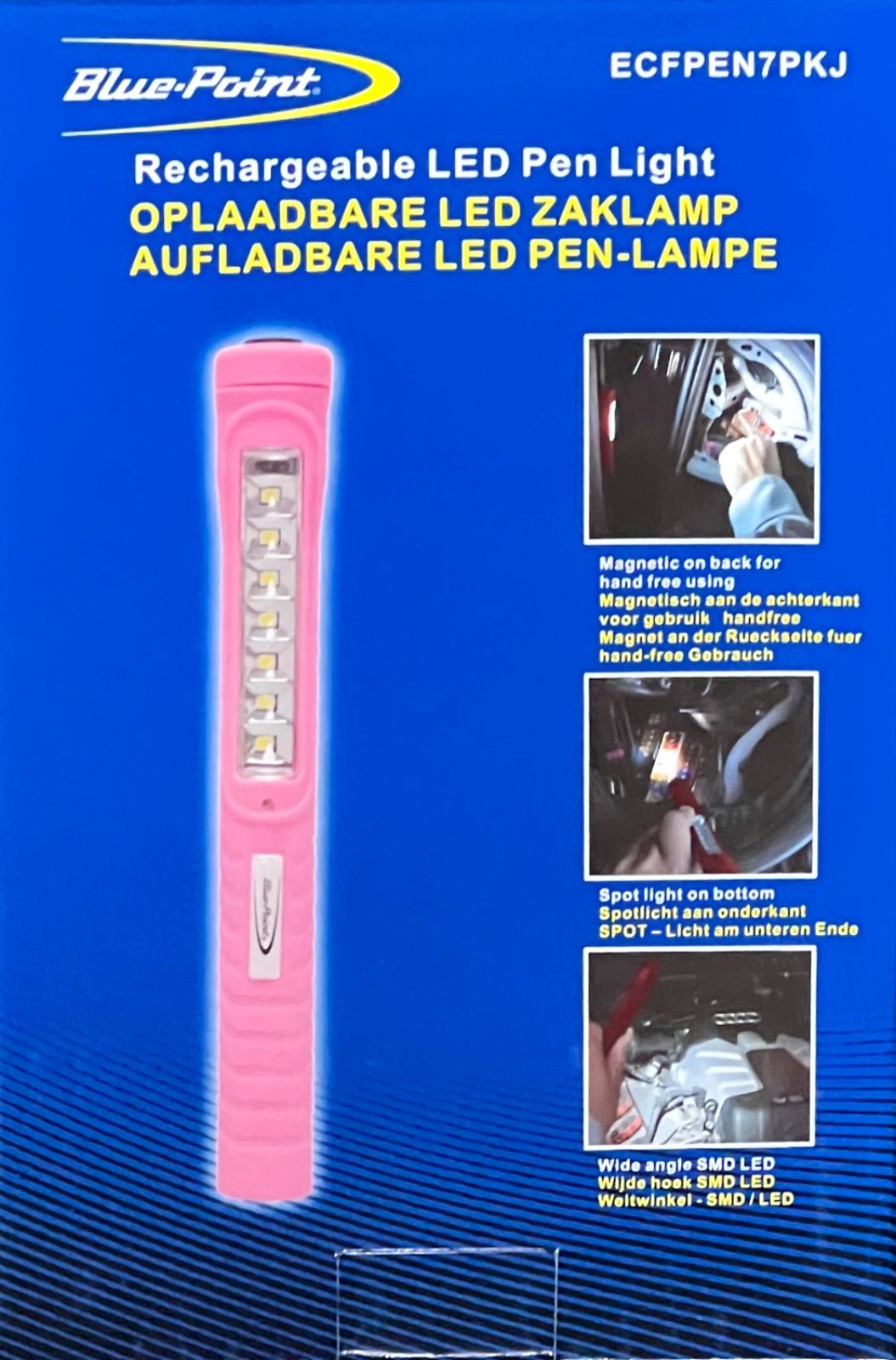 Blue-Point 充電式LEDペンライト ピンク 激レア‼️ 未使用 ブルーポイント LEDペンライト ピンク USB充電 Blue-point