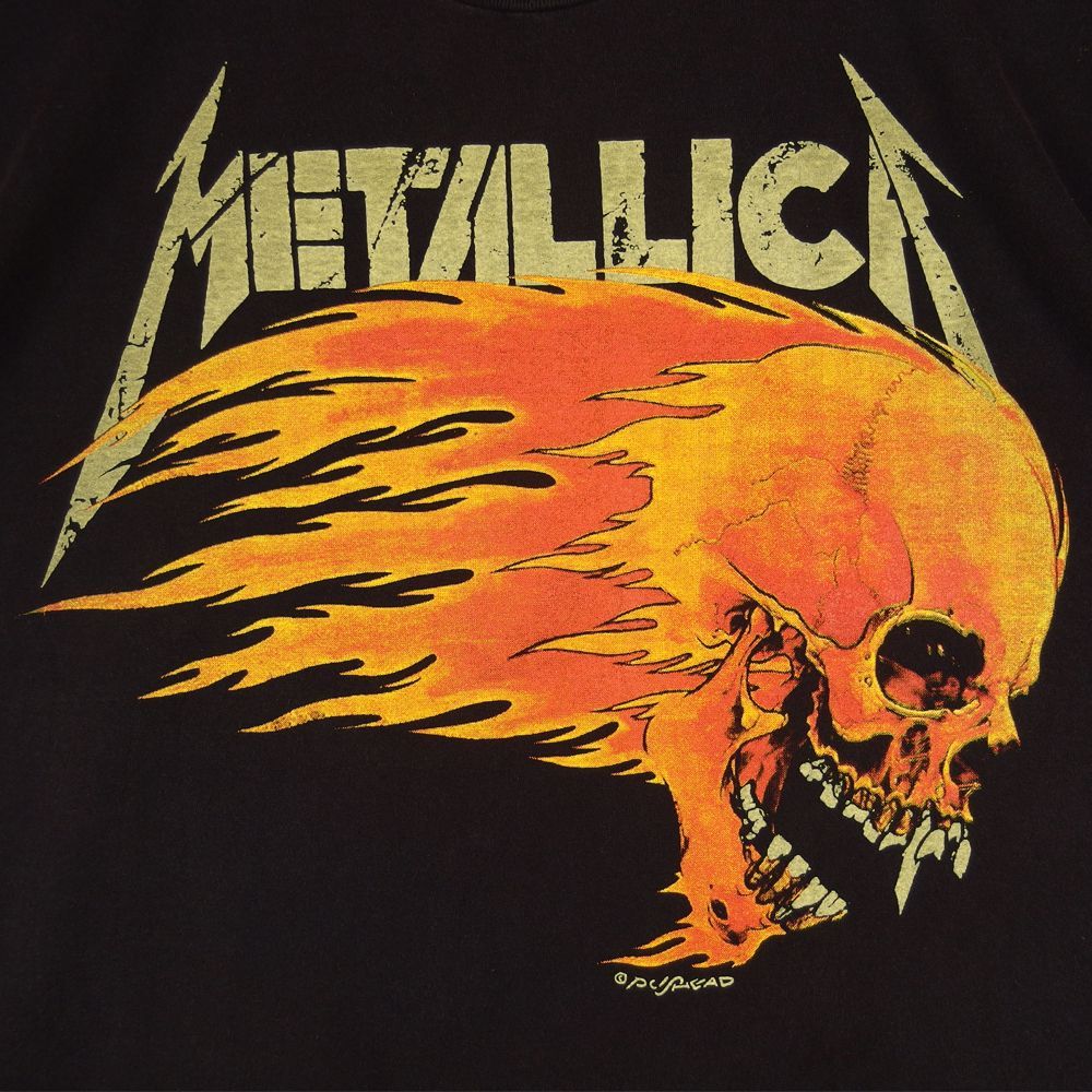 176 METALLICA メタリカ Tシャツ 美品 ブラック Lサイズ ヘヴィメタ 