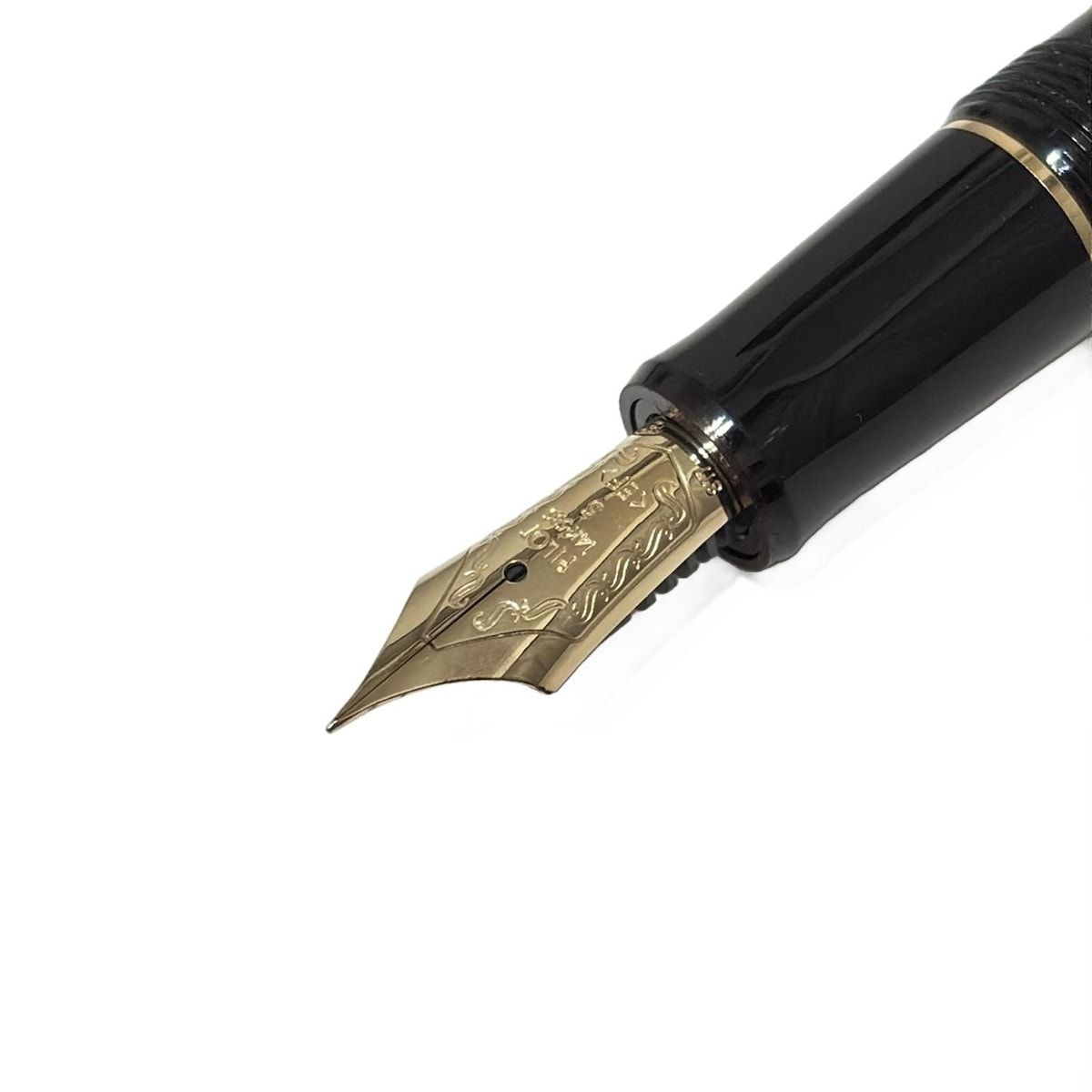 PILOT 14K-585 万年筆 ブラック×ゴールドペン先 SMサイズ PILOT 14K-585 万年筆 ブラック×ゴールドペン先 SMサイズ PILOT