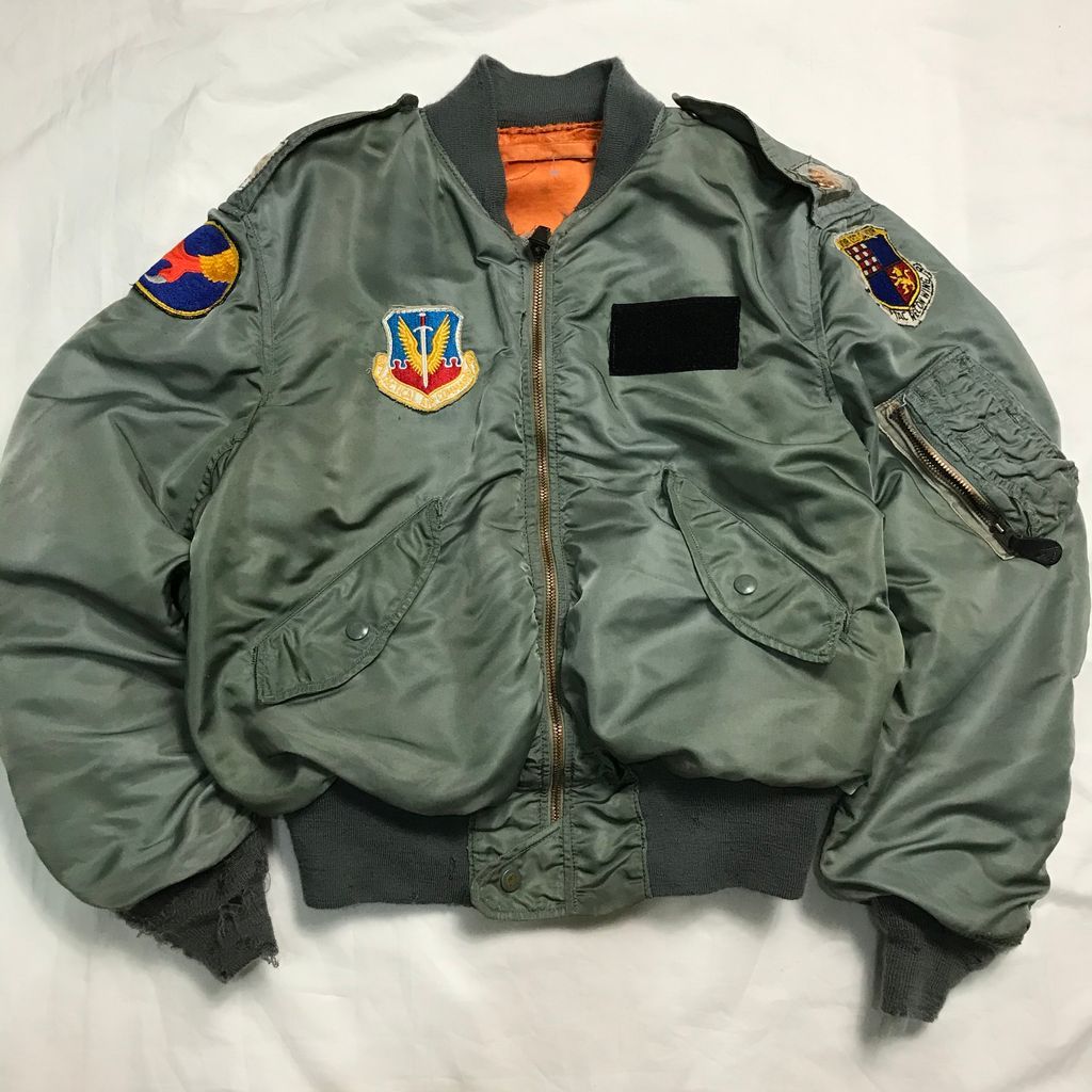 実物】70s USED 米軍 ALPHA社製 MIL-J-7448J L-2B 実物】70s USED 米軍