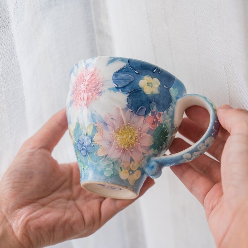 新品！ゆずりは マグカップ ゆずりは工房マグカップ·丸ポットのセット